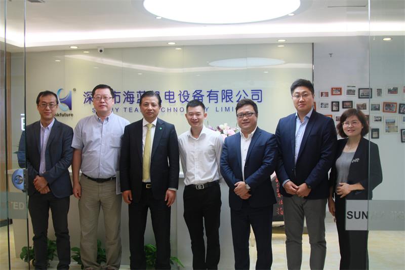 熱烈歡迎三菱電機自動化蒞臨海藍機電參觀指導工作！